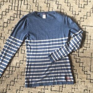 Dogfish Head Patagonia Blue Merino Wool Sweater